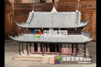 季國忠國內(nèi)用廢紙做古建筑模型第一人